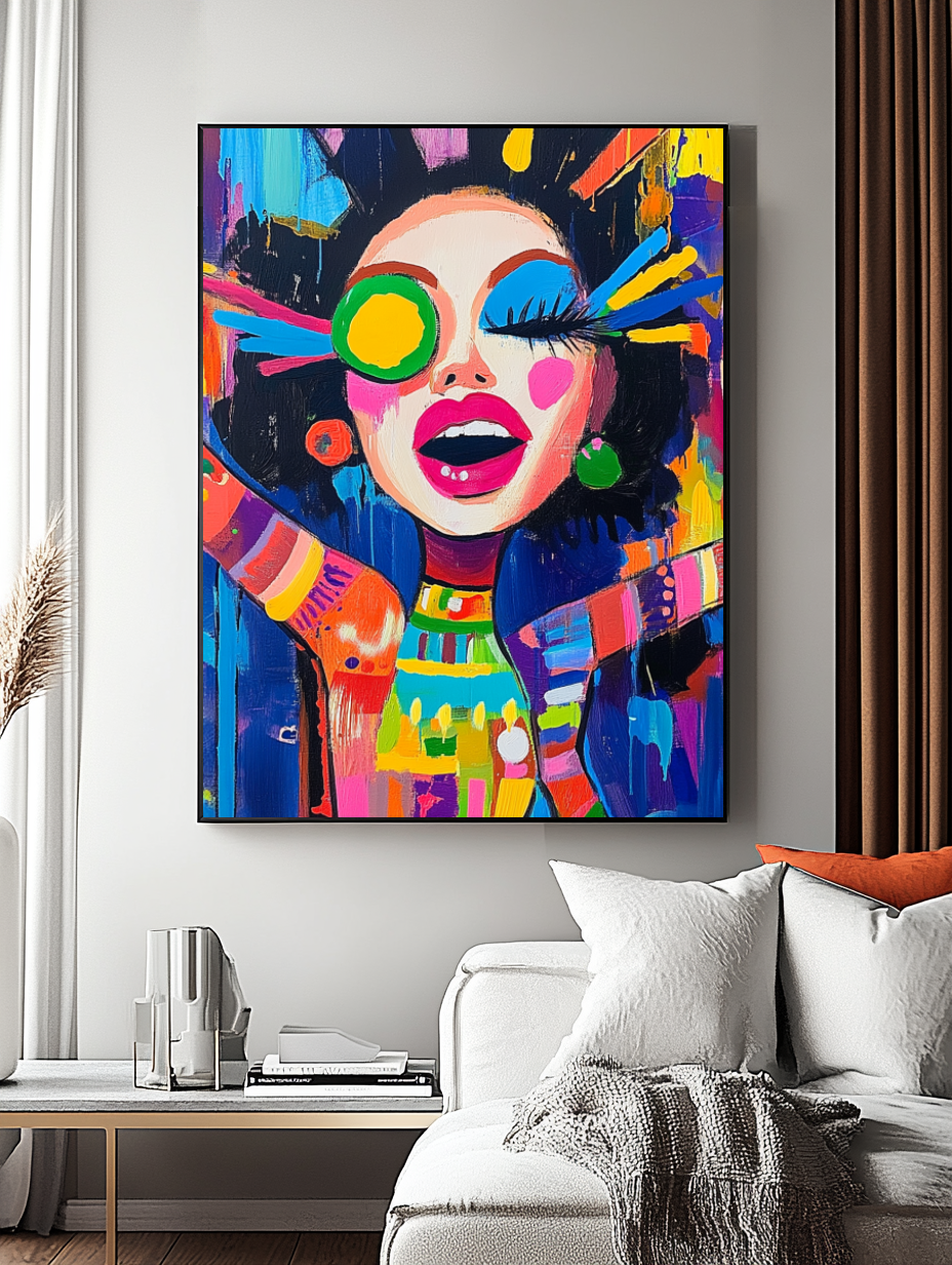 Tableau Décoratif Vibrance Expressive - Artibar Tableaux de décoration Art abstrait