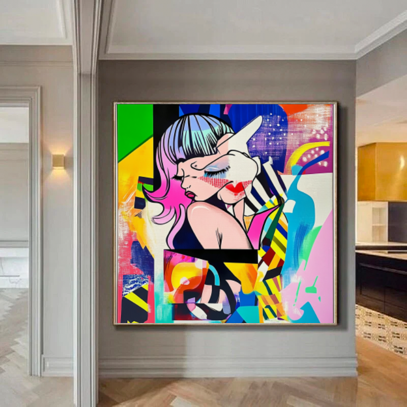 Tableau Décoratif Pop Art Éclatant - Artibar Tableaux de décoration Art abstrait