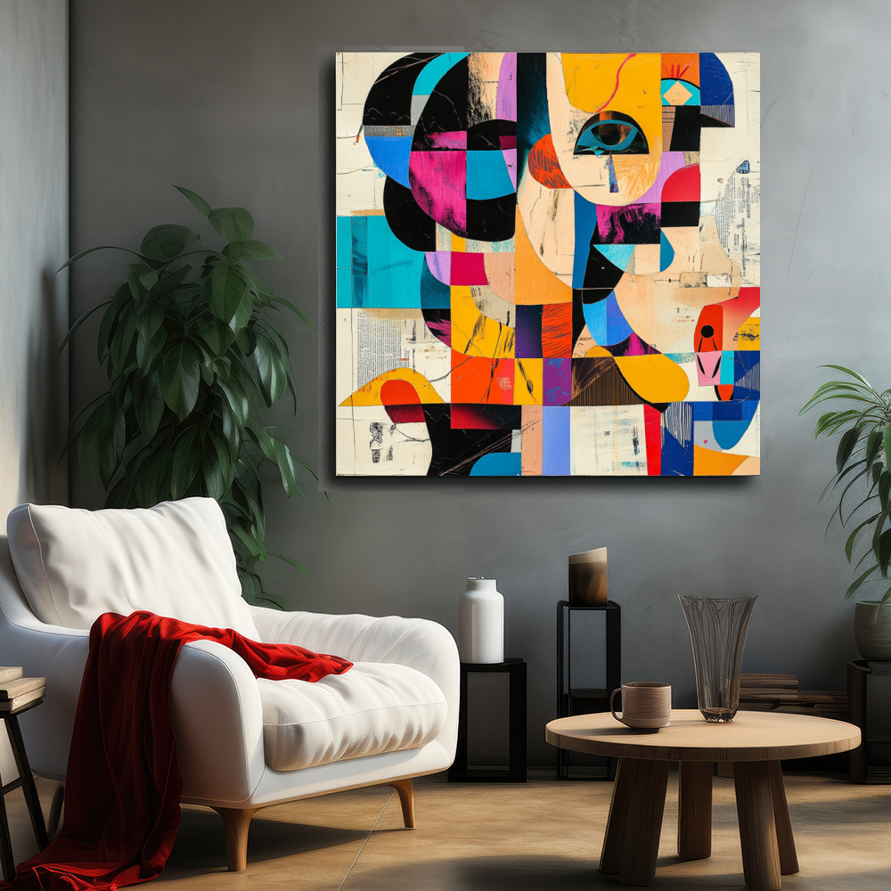 Tableau Décoratif Abstraction Colorée - Artibar Tableaux de décoration Art abstrait