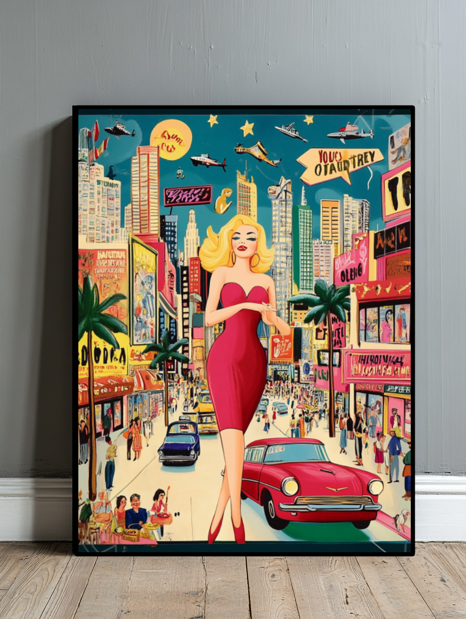 Tableau Décoratif - Glamour Urbain Rétro - Artibar Tableaux de décoration Art abstrait