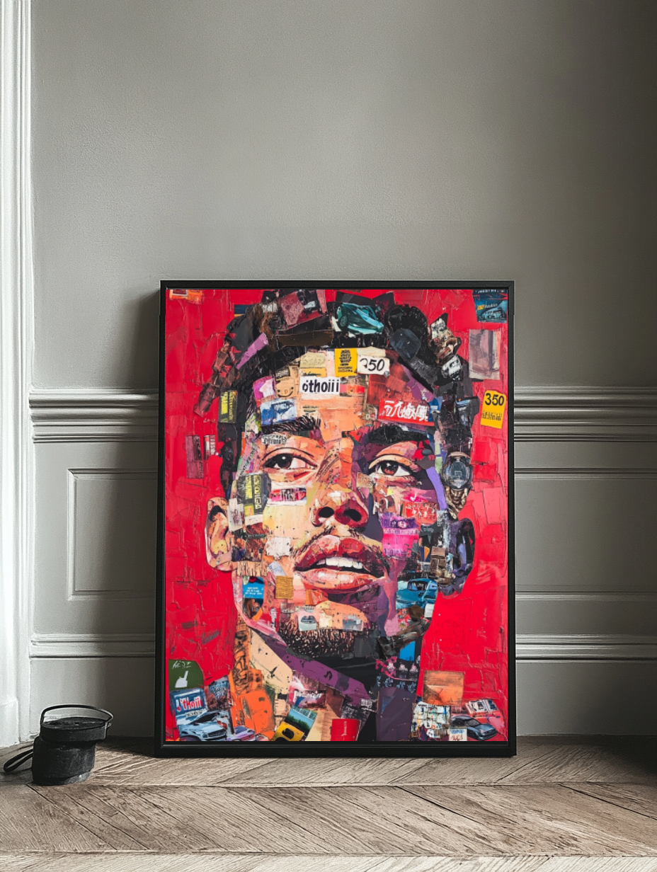 Tableau Décoratif Portrait Urbain Expressif - Artibar Tableaux de décoration Art abstrait