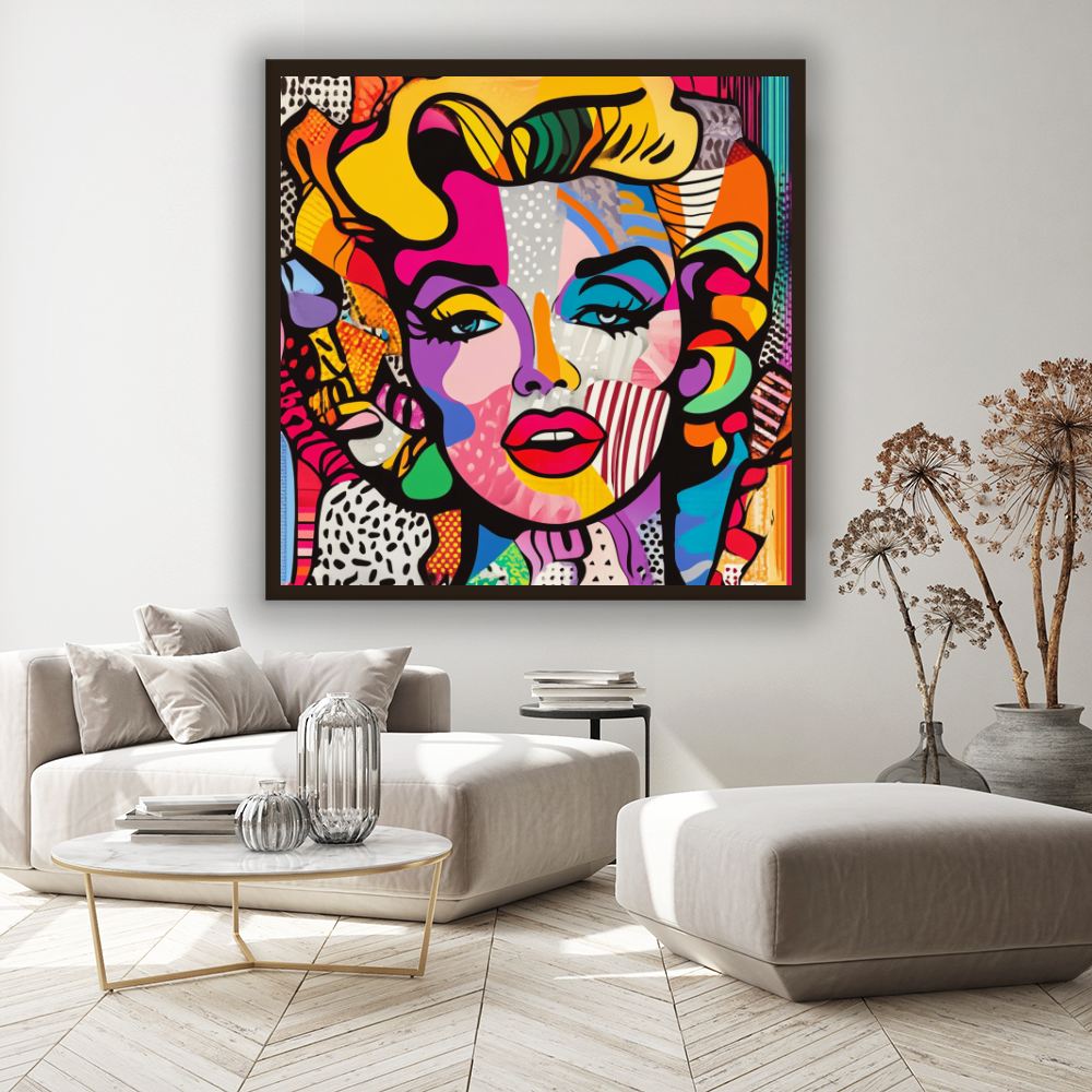 Tableau Décoratif Pop Art Vibrant - Artibar Tableaux de décoration Art abstrait