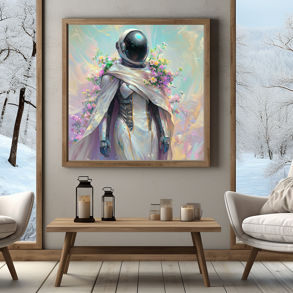 Tableau Décoratif Astronaute Enchanté - Artibar Tableaux de décoration Art abstrait
