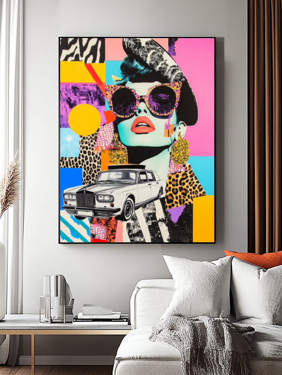Tableau Décoratif Pop-Art Glamour Urbain - Artibar Tableaux de décoration Art abstrait