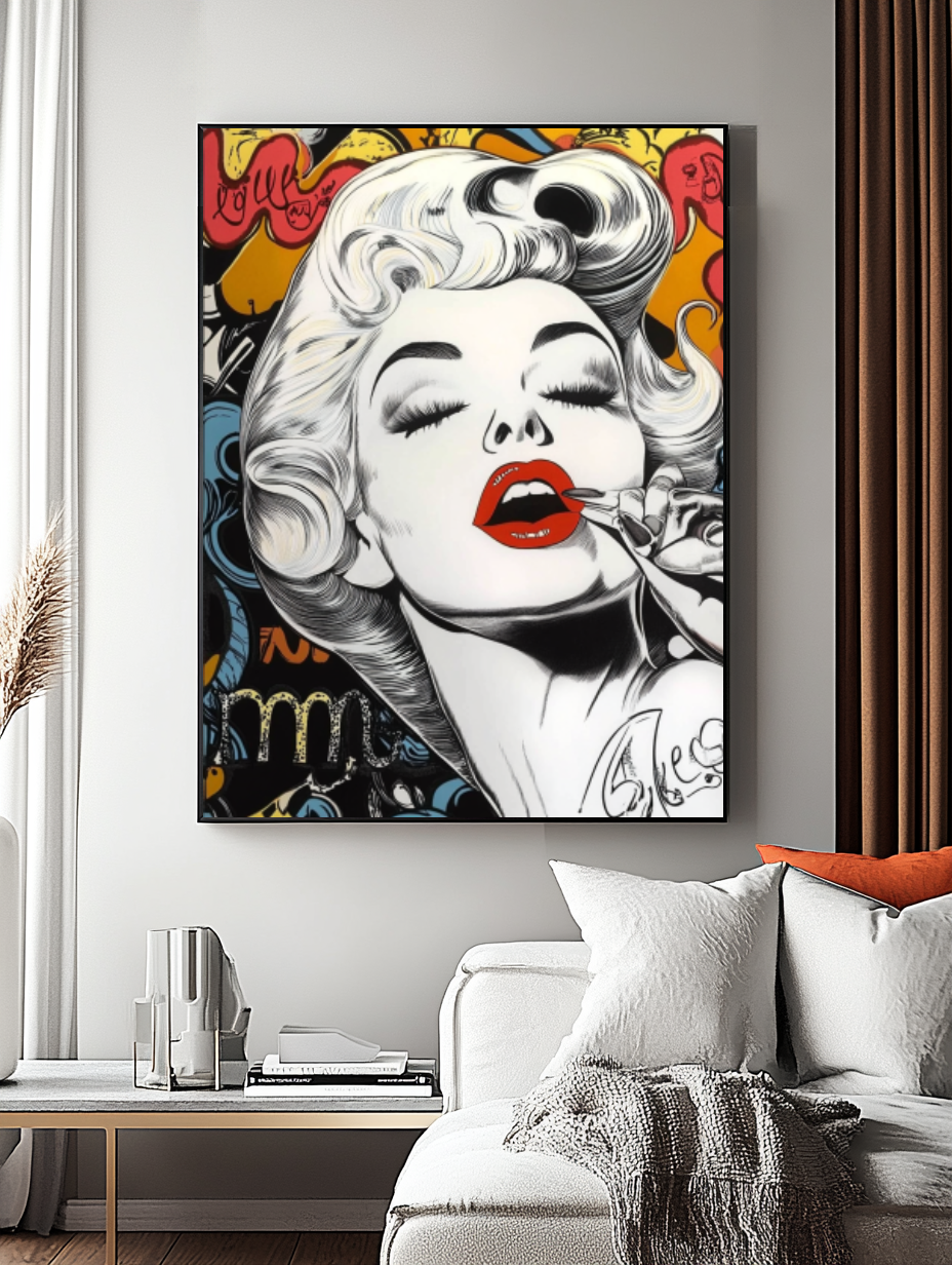 Tableau Décoratif Glamour Pop - Artibar Tableaux de décoration Art abstrait