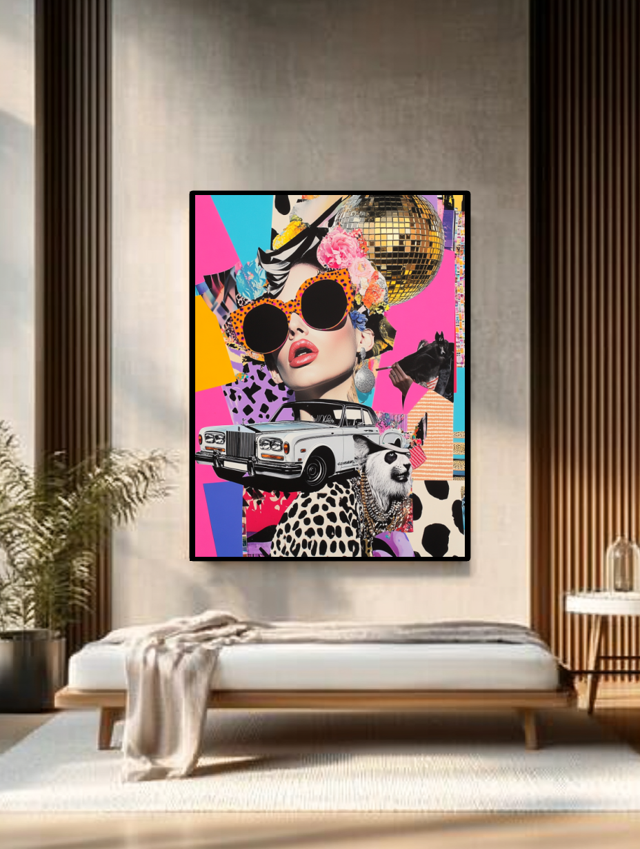 Tableau Décoratif Pop Art Éclatant - Artibar Tableaux de décoration Art abstrait