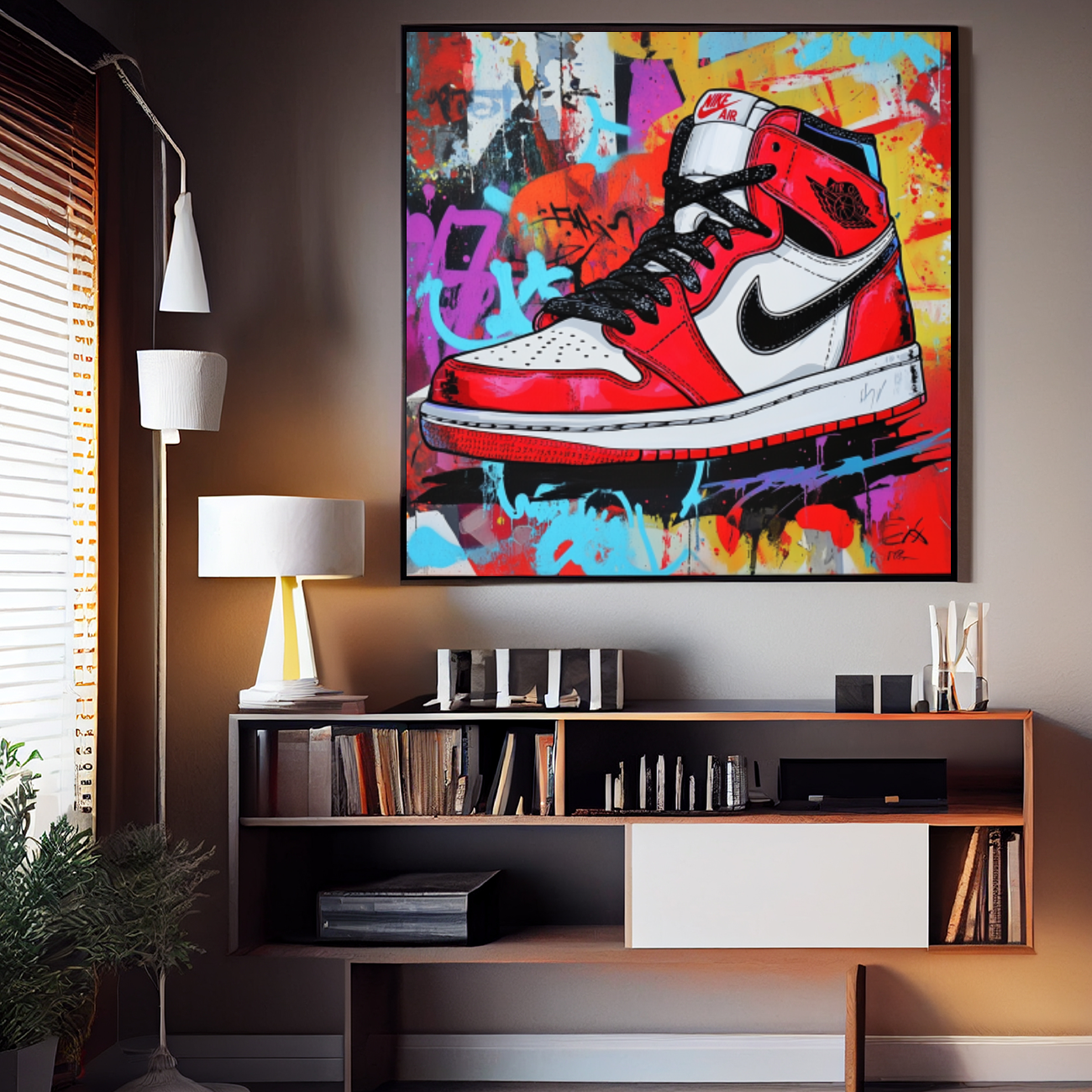 Tableau Décoratif Streetwear Dynamique - Artibar Tableaux de décoration Art abstrait