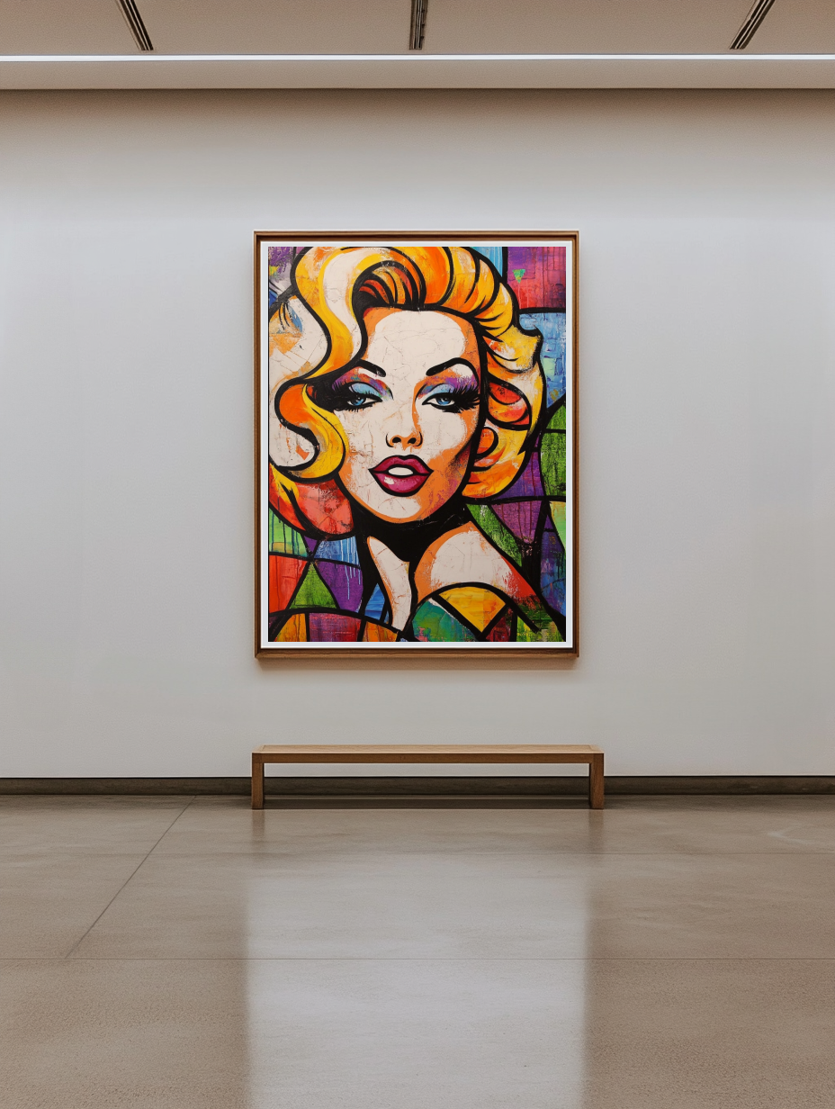 Tableau Décoratif Pop Art Élégant - Artibar Tableaux de décoration Art abstrait