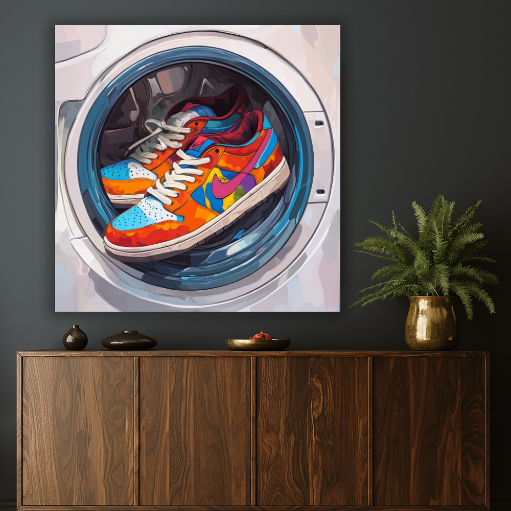 Tableau Décoratif Sneakers Cyclone - Artibar Tableaux de décoration Art abstrait