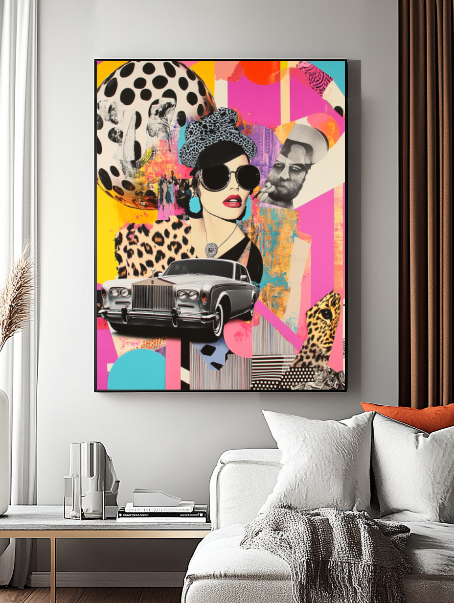 Tableau Décoratif Pop Art Glamour - Artibar Tableaux de décoration Art abstrait