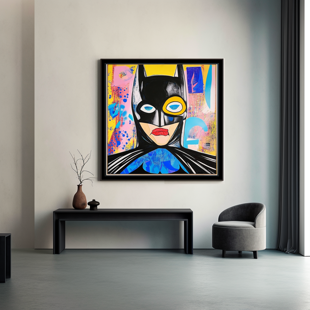 Tableau Décoratif Pop Art Masqué - Artibar Tableaux de décoration Art abstrait