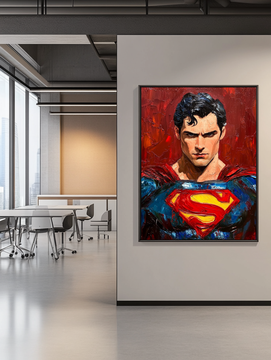 Tableau Décoratif Man of Steel Intemporel - Artibar Tableaux de décoration Art abstrait