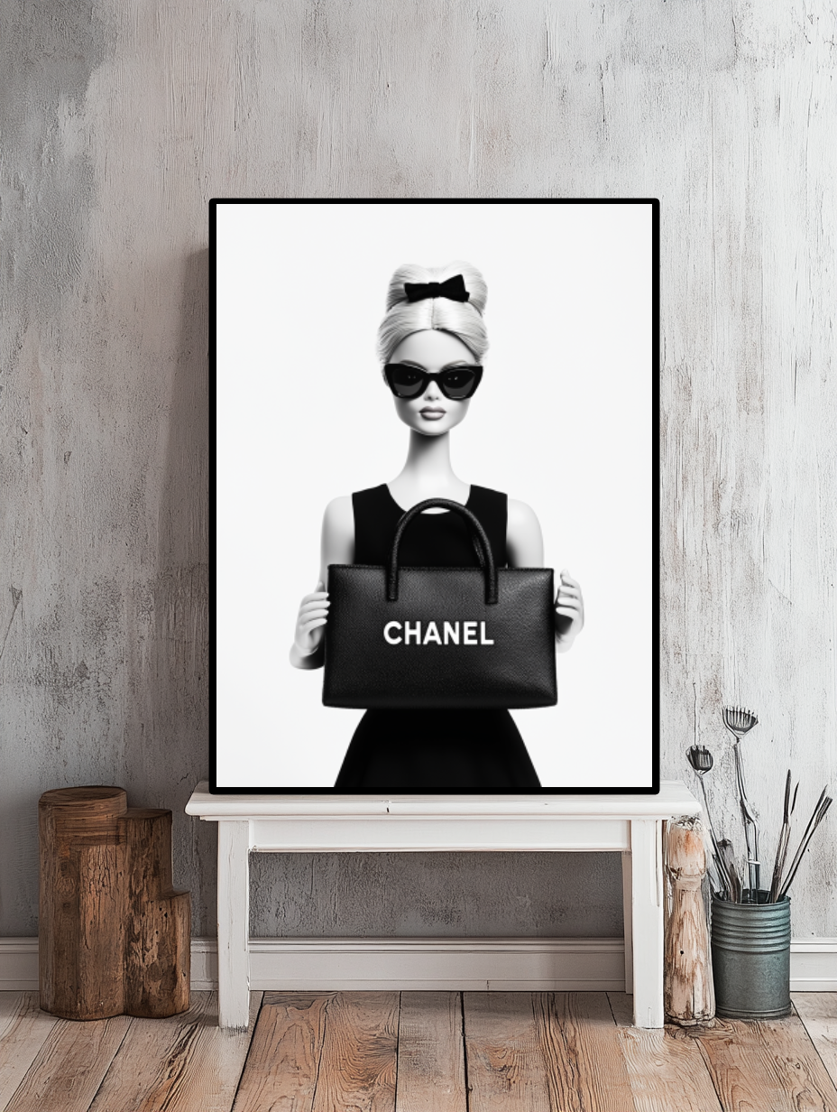 Tableau Décoratif Glamour Monochrome - Artibar Tableaux de décoration Art abstrait