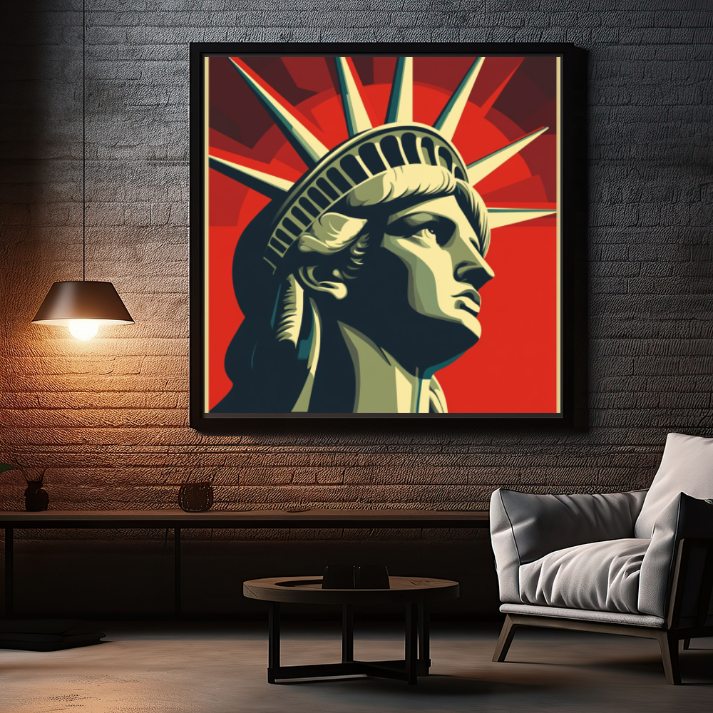 Tableau Décoratif Liberté Graphique - Artibar Tableaux de décoration Art abstrait