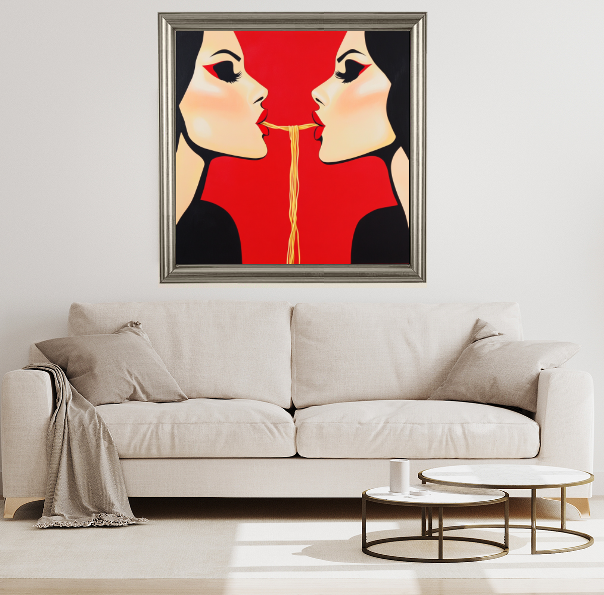 Tableau Décoratif Pop Art Passionnel - Artibar Tableaux de décoration Art abstrait