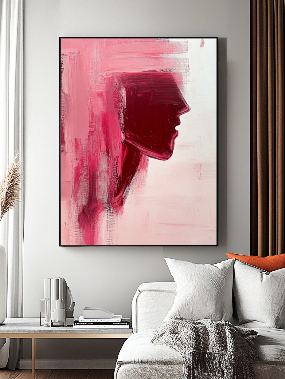 Tableau Décoratif Silhouette Abstraite - Artibar Tableaux de décoration Art abstrait