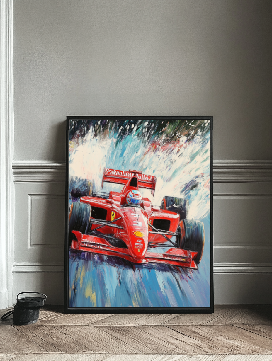 Tableau Décoratif Formule 1 en Pleine Vitesse - Artibar Tableaux de décoration Art abstrait