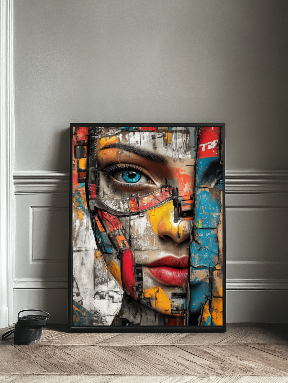 Tableau Décoratif Futur Chromatique - Artibar Tableaux de décoration Art abstrait