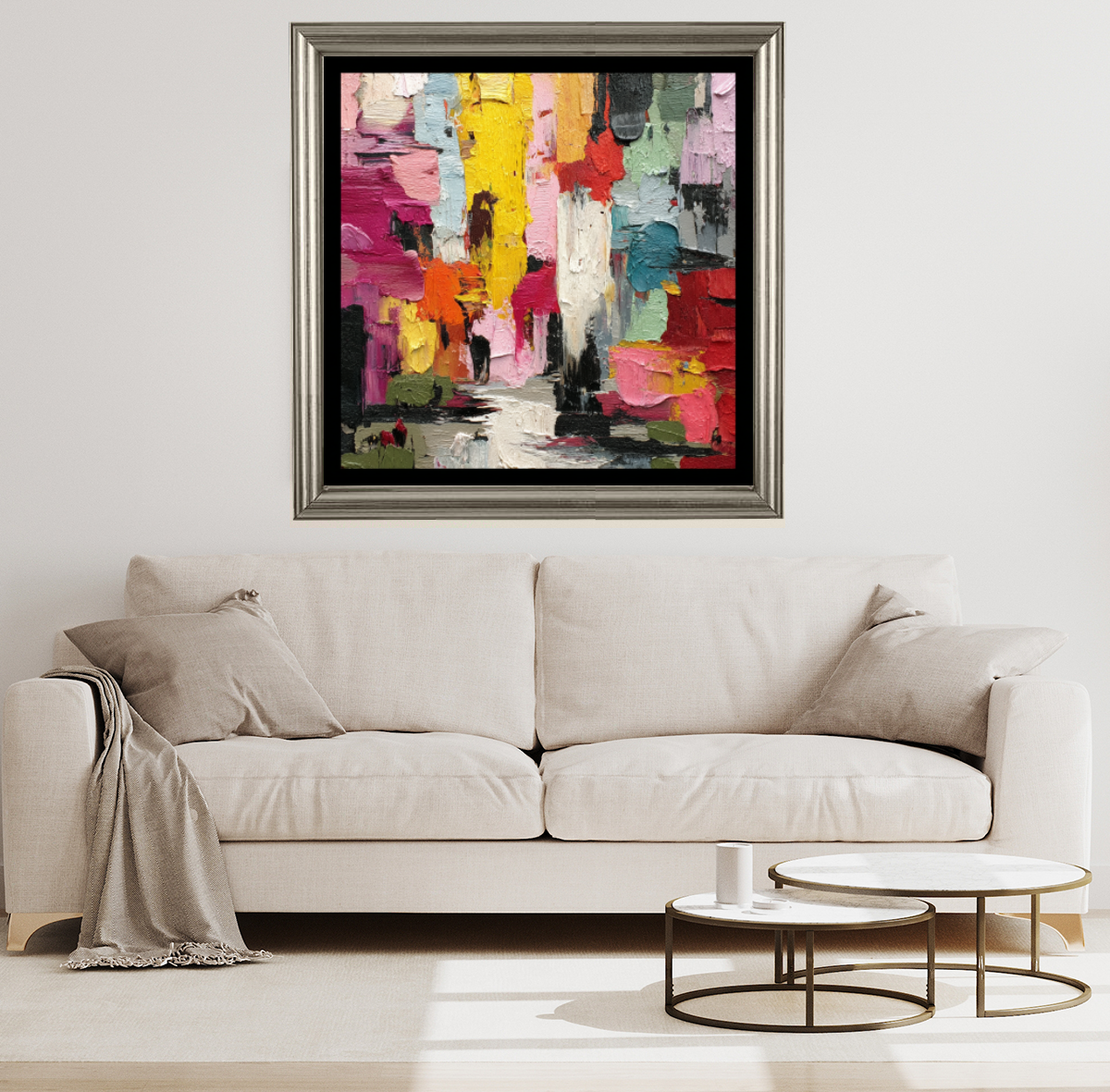 Tableau Décoratif Chromatic Pulse - Artibar Tableaux de décoration Art abstrait
