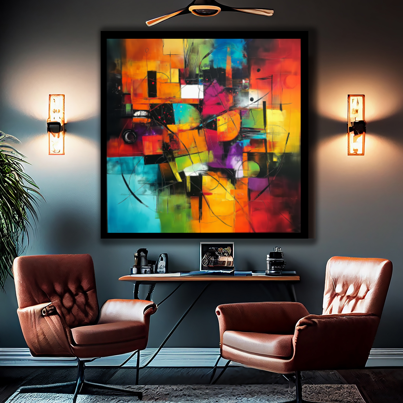 Tableau Décoratif Chromatik Pulse - Artibar Tableaux de décoration Art abstrait