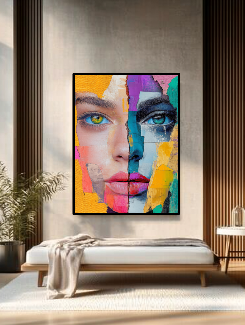 Tableau Décoratif Fusion Abstraite - Artibar Tableaux de décoration Art abstrait