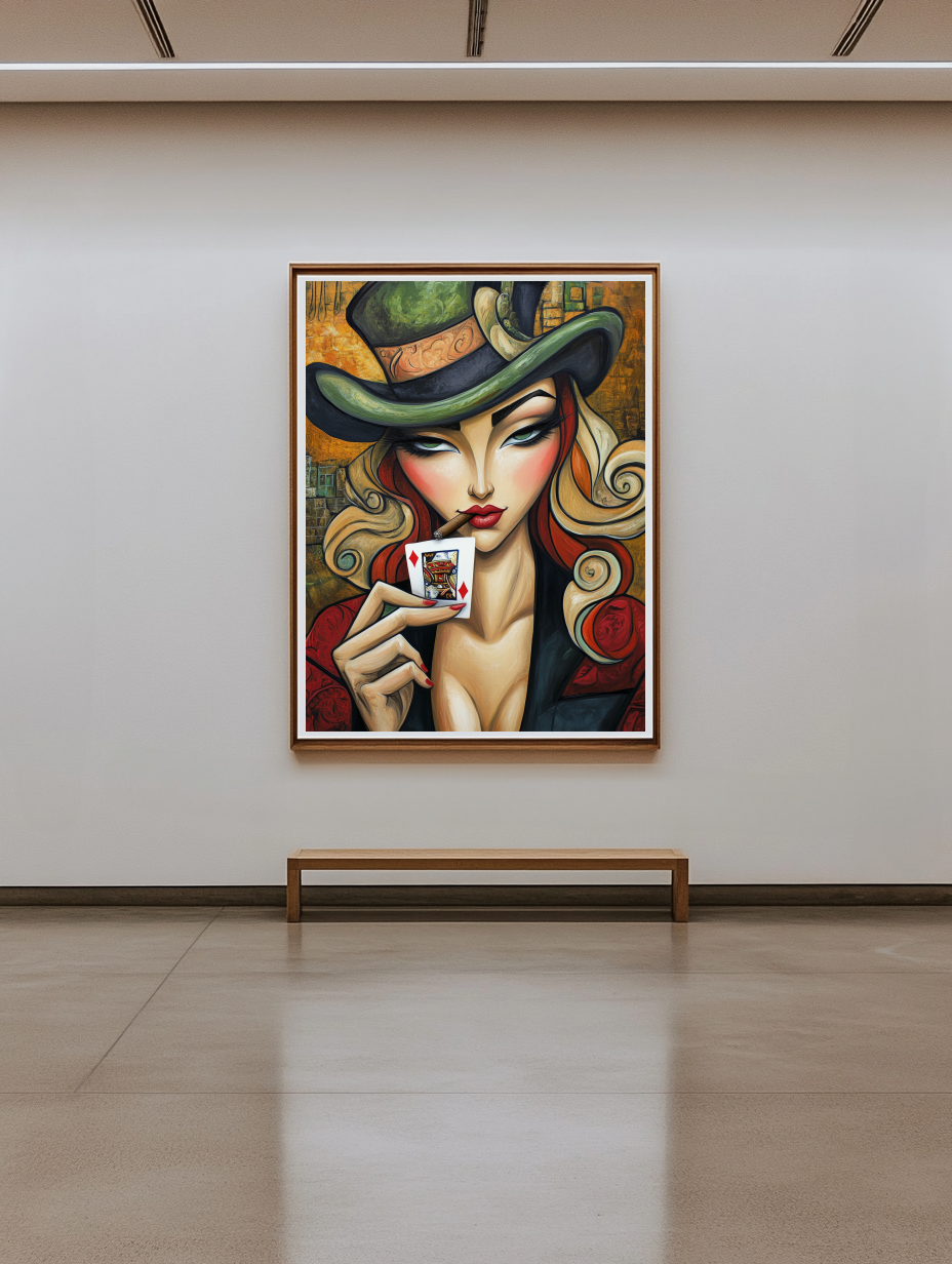 Tableau Décoratif Poker Mystique - Artibar Tableaux de décoration Art abstrait