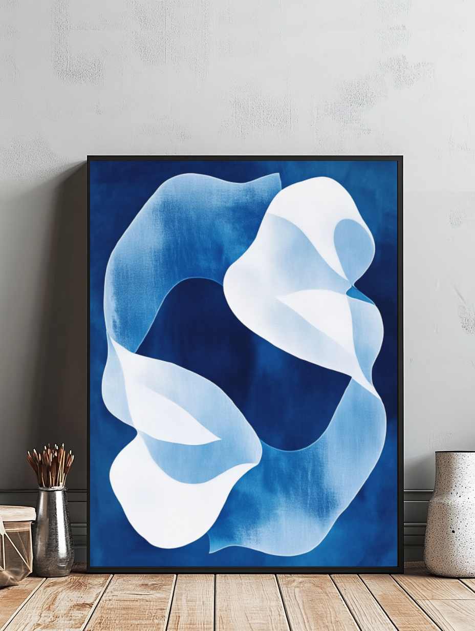 Tableau Décoratif Abstraction Marine - Artibar Tableaux de décoration Art abstrait