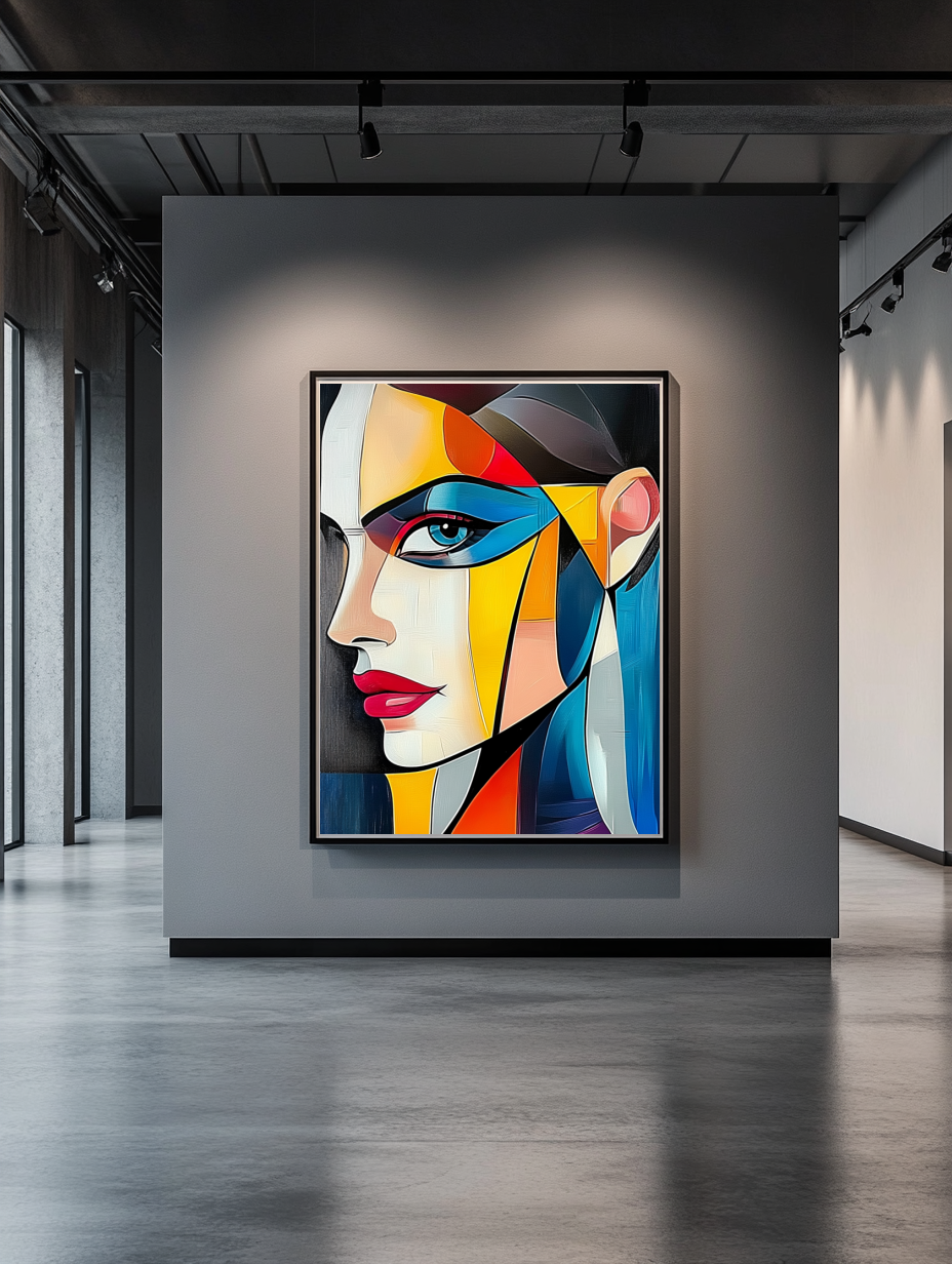 Tableau Décoratif Cubiste Élégant - Artibar Tableaux de décoration Art abstrait