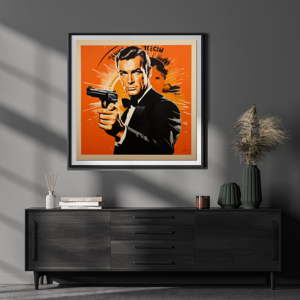 Tableau Décoratif Espionnage Élégant