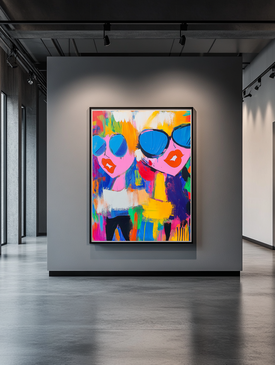 Tableau Décoratif Pop Art Expressif - Artibar Tableaux de décoration Art abstrait