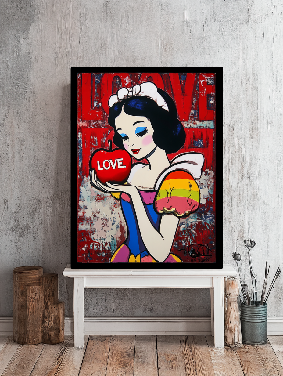 Tableau Décoratif Pop Art Love - Artibar Tableaux de décoration Art abstrait