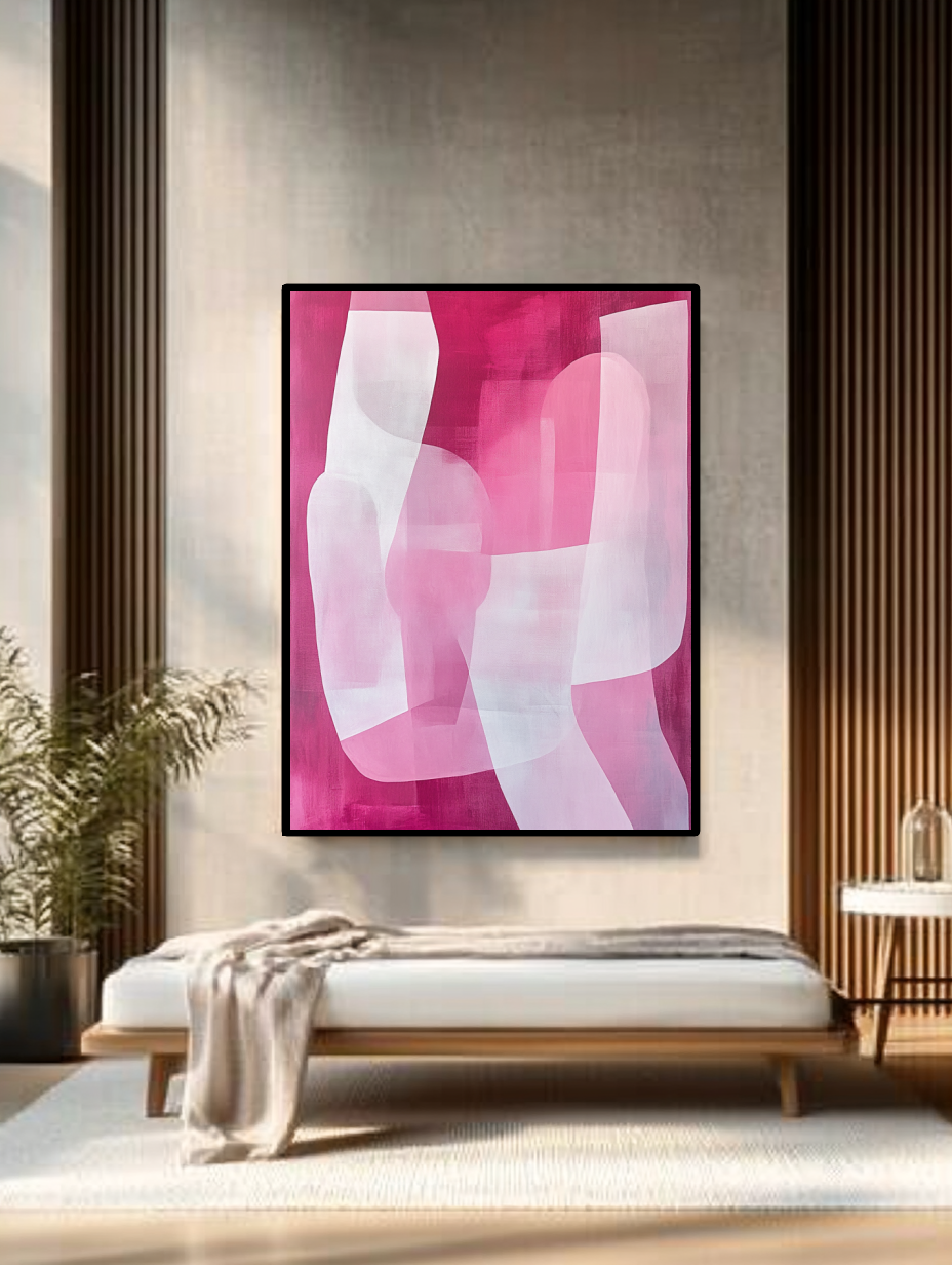 Tableau Décoratif Abstraction Florale