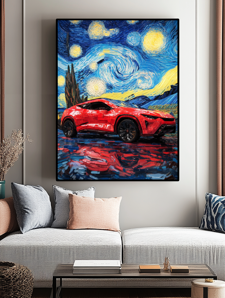 Tableau Décoratif Nocturne Turbo - Artibar Tableaux de décoration Art abstrait