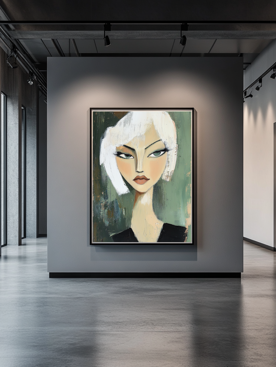 Tableau Décoratif Portrait Moderne - Artibar Tableaux de décoration Art abstrait