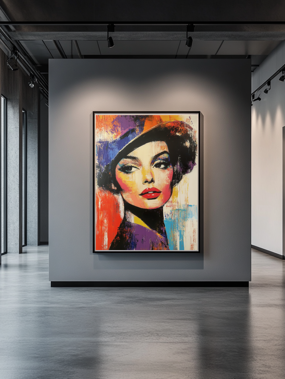 Tableau Décoratif Élégance Pop-Art - Artibar Tableaux de décoration Art abstrait