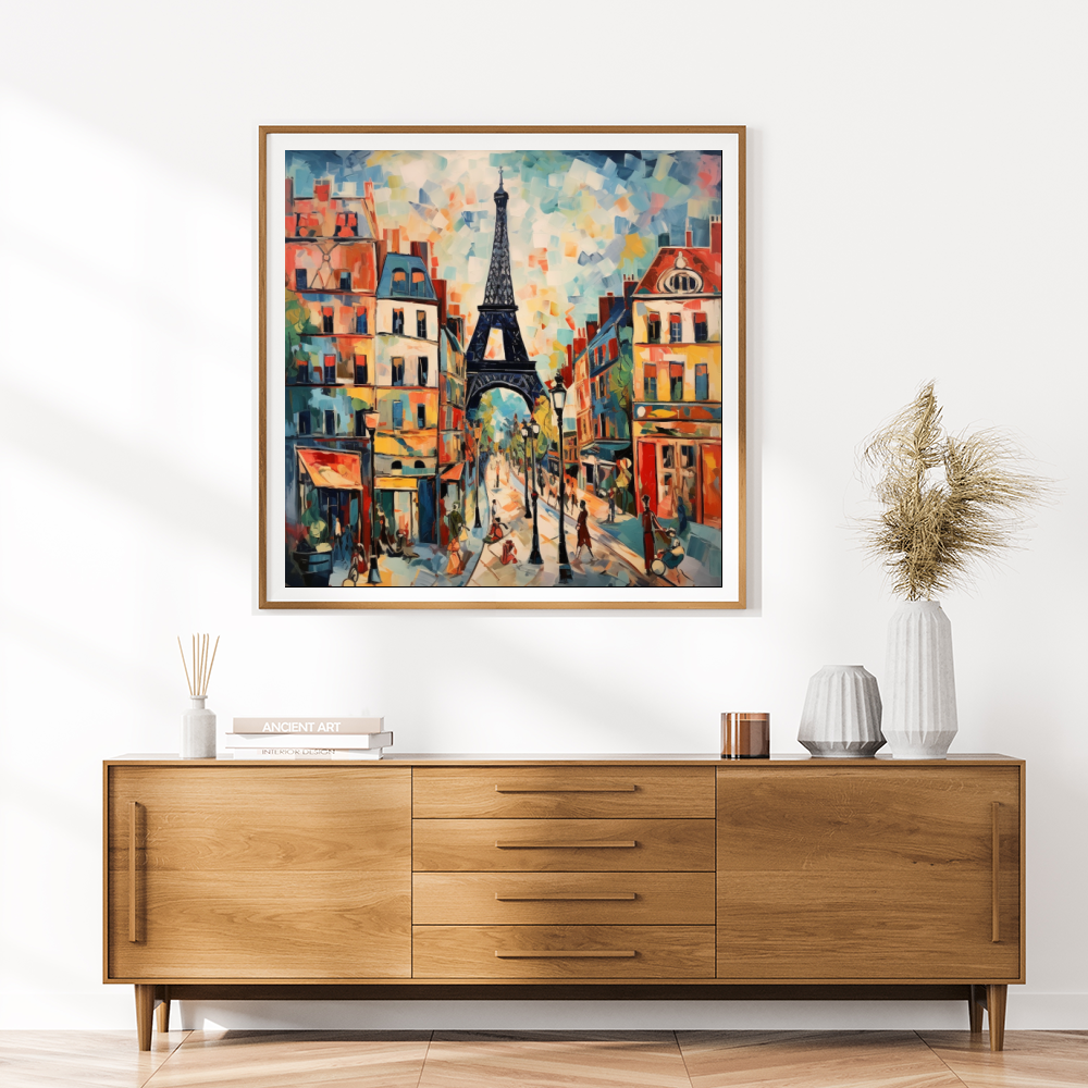 Tableau Décoratif Paris en Couleurs