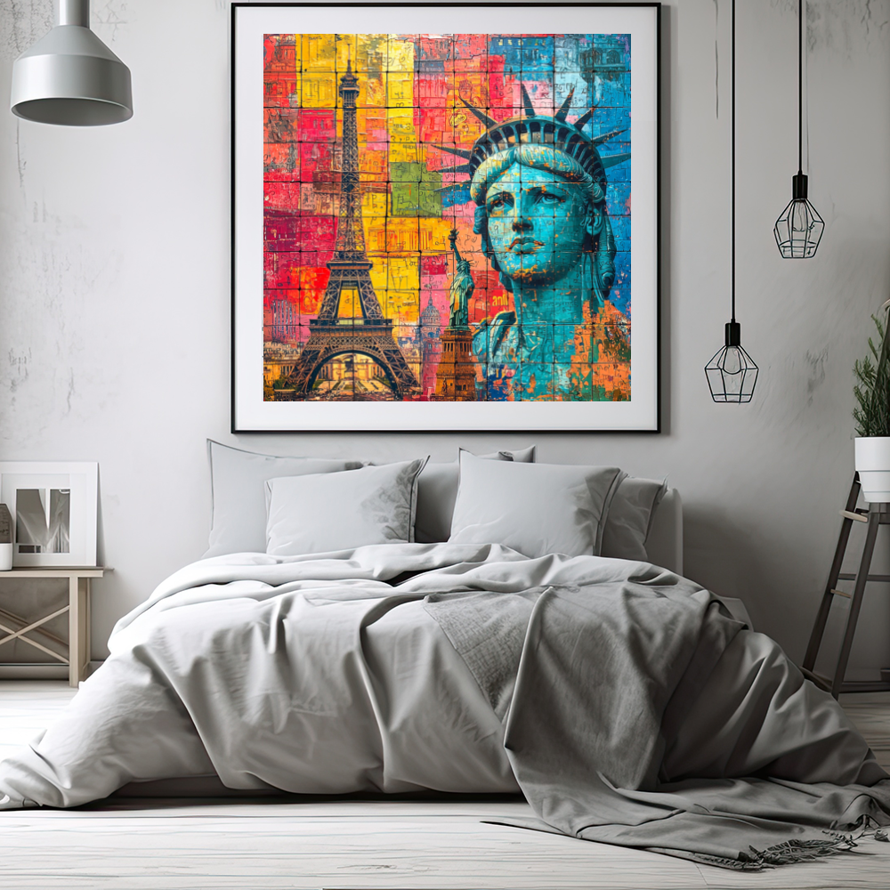 Tableau Décoratif Icônes du Monde