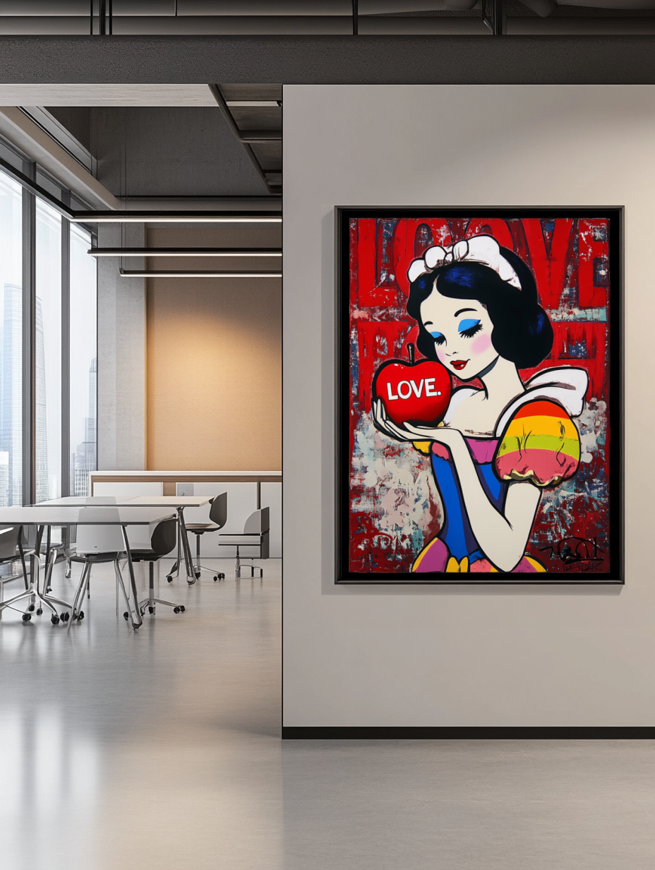 Tableau Décoratif Pop Art Love - Artibar Tableaux de décoration Art abstrait