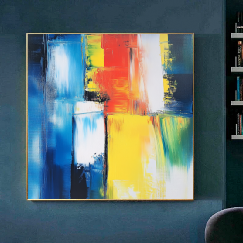 Tableau Décoratif Explosion Chromatique - Artibar Tableaux de décoration Art abstrait