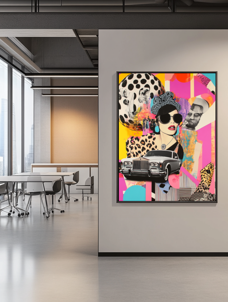 Tableau Décoratif Pop Art Glamour - Artibar Tableaux de décoration Art abstrait