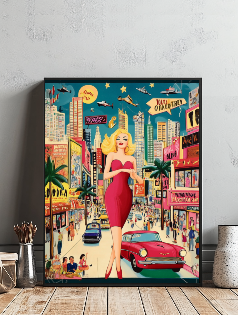 Tableau Décoratif - Glamour Urbain Rétro - Artibar Tableaux de décoration Art abstrait