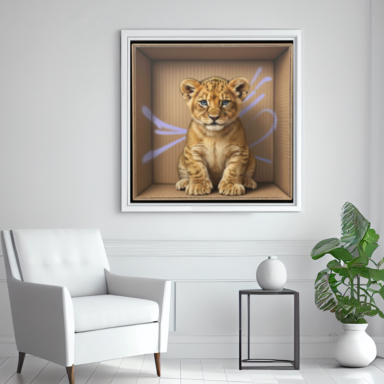 Tableau Décoratif - Le Roi en Carton