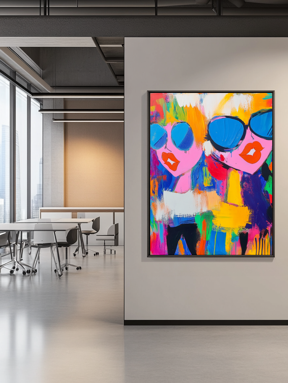 Tableau Décoratif Pop Art Expressif - Artibar Tableaux de décoration Art abstrait