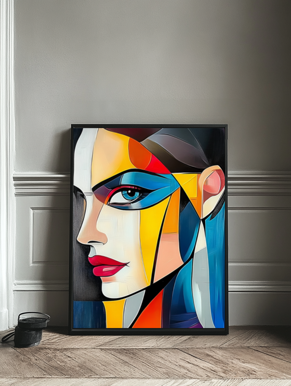 Tableau Décoratif Cubiste Élégant - Artibar Tableaux de décoration Art abstrait