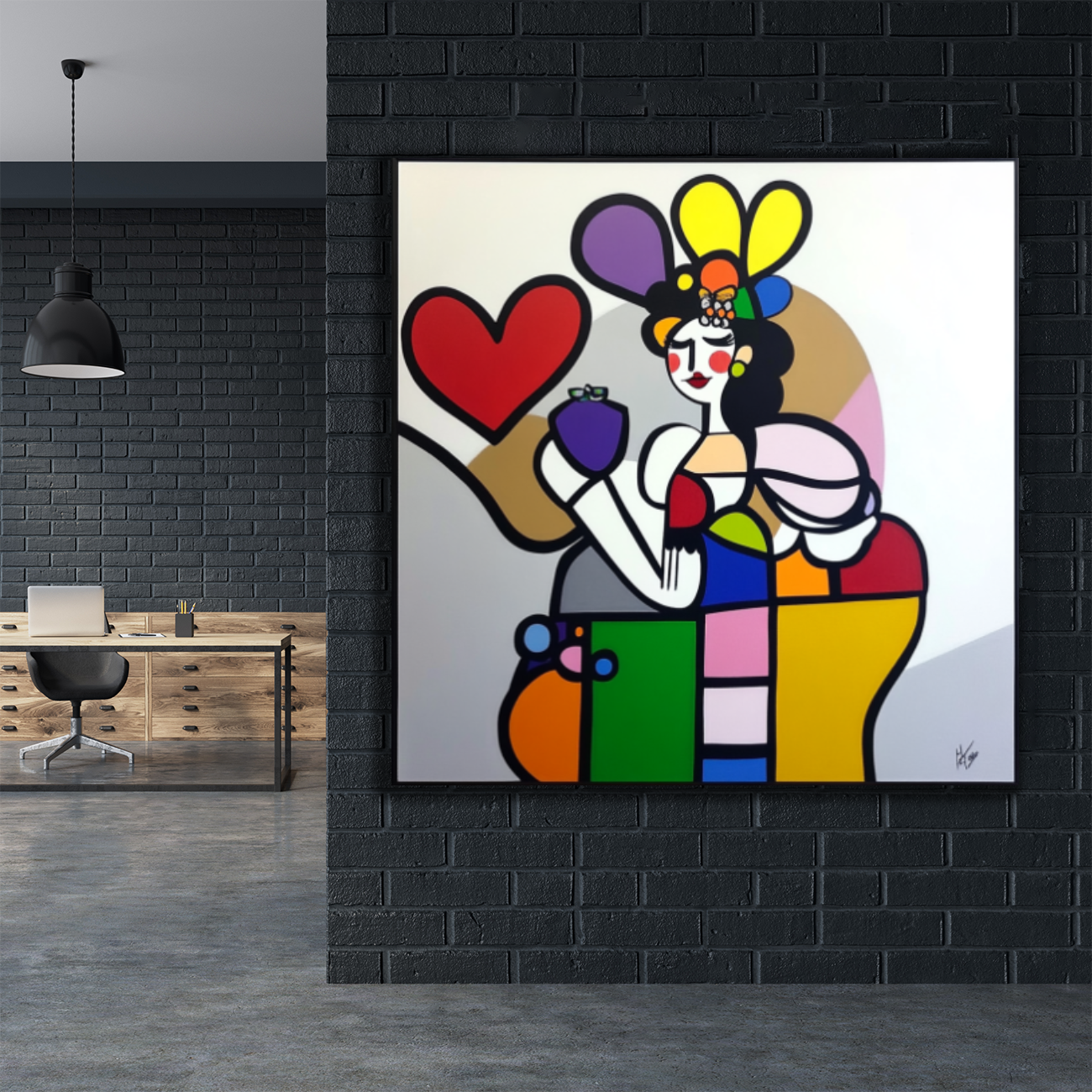 Tableau Décoratif Éclats de Couleurs - Artibar Tableaux de décoration Art abstrait