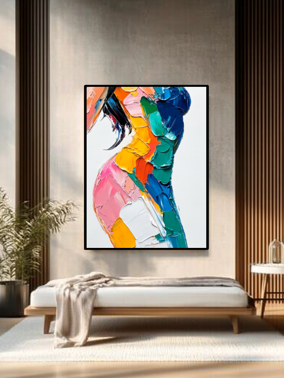 Tableau Décoratif Éclats de Couleurs Abstraites - Artibar Tableaux de décoration Art abstrait