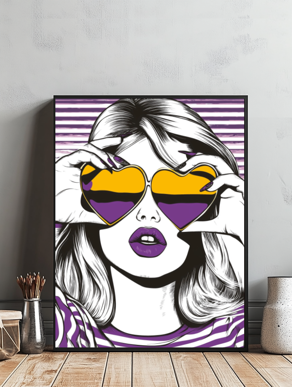 Tableau Décoratif Pop Art Chic - Artibar Tableaux de décoration Art abstrait