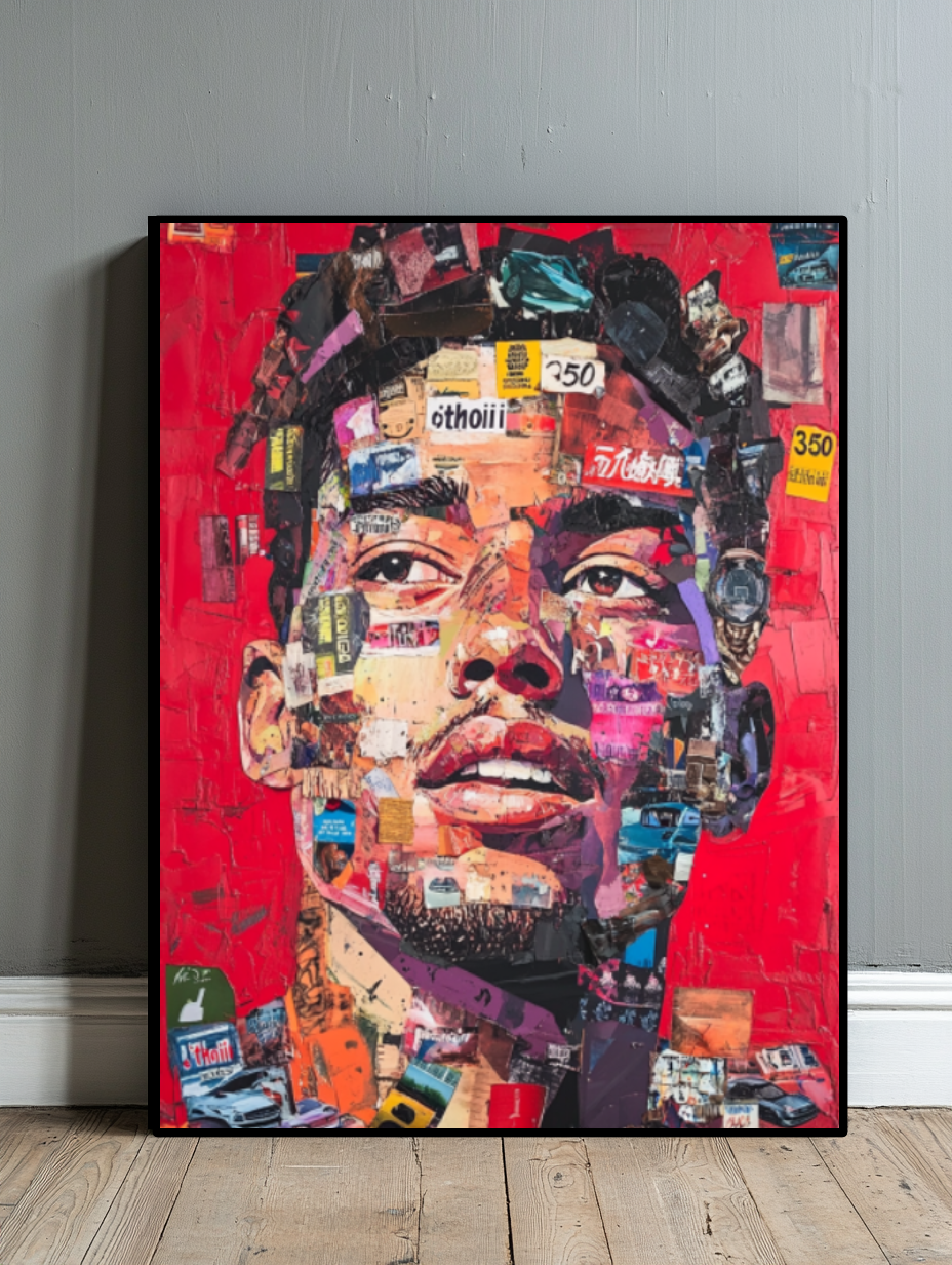 Tableau Décoratif Portrait Urbain Expressif - Artibar Tableaux de décoration Art abstrait