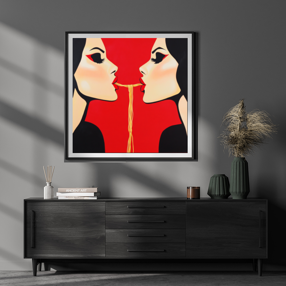 Tableau Décoratif Pop Art Passionnel - Artibar Tableaux de décoration Art abstrait
