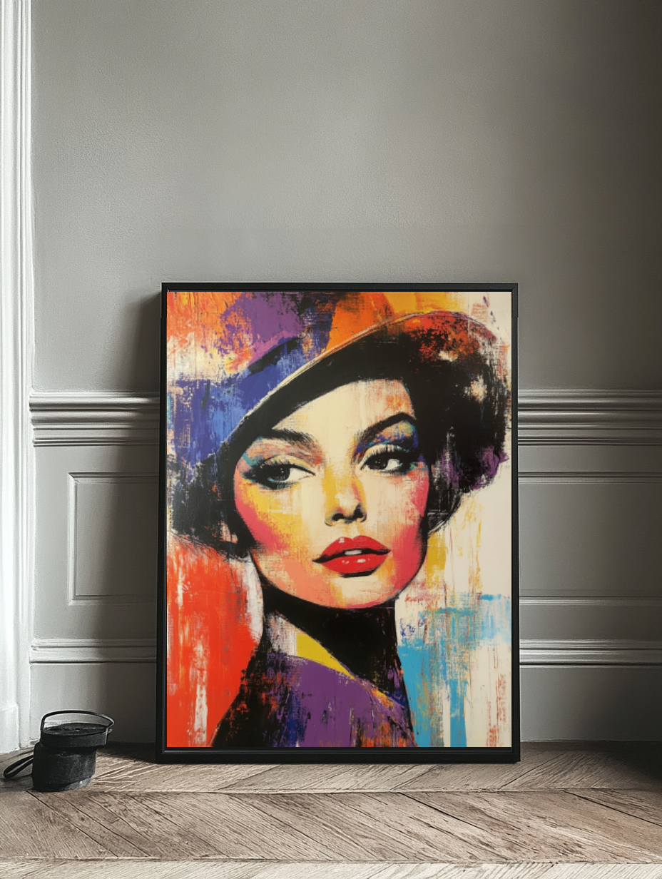 Tableau Décoratif Élégance Pop-Art - Artibar Tableaux de décoration Art abstrait